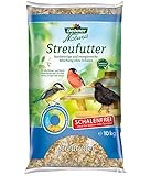 Dehner Natura Vogelfutter | Wildvogelfutter | schalenfreies Streufutter | Futtermischung mit Erdnüssen | Ganzjahresfütterung für Weich- & Körnerfutterfresser | für Meise, Gimpel und Amsel | 10 kg