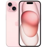 Apple iPhone 15 - 5G Smartphone - Dual-SIM / Interner Speicher 512GB - OLED-Display - 6,1 - 2556 x 1179 Pixel - 2 x Rückkamera 48 MP, 12 MP - front camera 12 MP - pink (MTPD3ZD/A)