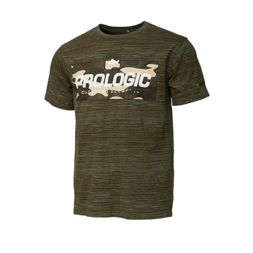 Prologic Bark Print Burnt Short Sleeve T-shirt L