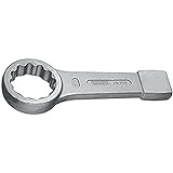 GEDORE Schlag-Ringschlüssel 34 mm, Hochpräzise Schlüsselweite, Robust für Industrie & Handwerk, Made in Germany - 34mm