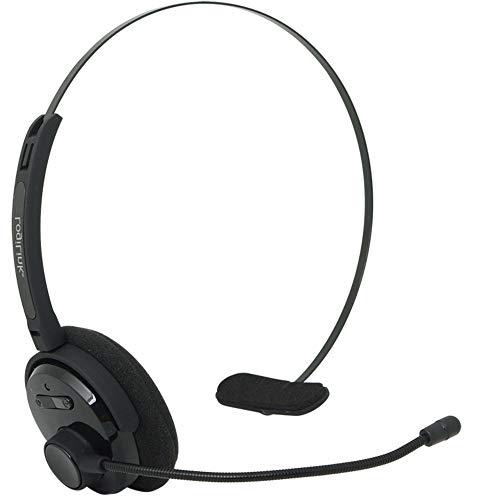 TronicXL Bluetooth 4.1 + EDR Headset Mono für EIN Ohr mit Kopfbügel für Smartphone Handy iPhone Callcenter Kopfhörer + Mikrofon flexibel