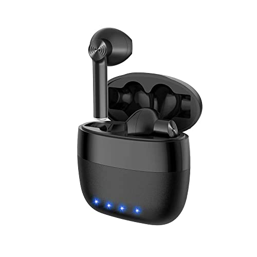 M2 TEC Bluetooth Kopfhörer In-Ear Headset mit Ladecase Kabellos mit Mikrofon Kompatibel mit IOS oder Android