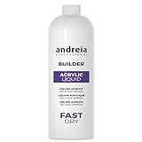 Andreia Profi Nagelbauer Acryl Monomer Liquid - Fast Dry 1000ml - Für Profis - Quick Dry - Salonqualität Starke Haftverlängerungen