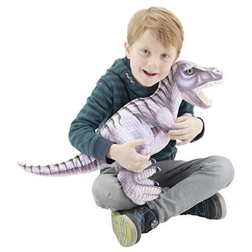 Sweety Toys 10936 Plüsch Dinosaurier 68 cm grau-lila Tyrannosaurus