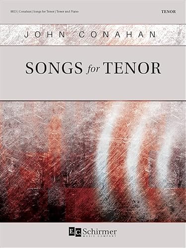 John Conahan-Songs for Tenor-Tenor and Piano-BOOK