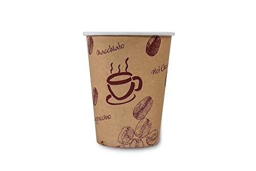 Kaffeebecher Premium 200 ml, Coffee to go, Pappe beschichtet (Kaffeebecher, 400 Stück)