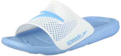 Speedo Damen Atami Slide (Box) Dusch- & Badeschuhe, Blau/Blue/White, EU 40.5 (UK 7)