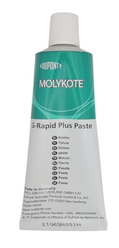 Molykote G-Rapid Plus Paste auf Basis von Festschmierstoffen mit sehr niedrigem Reibungskoeffizienten | schützt vor Festfressen, Korrosion