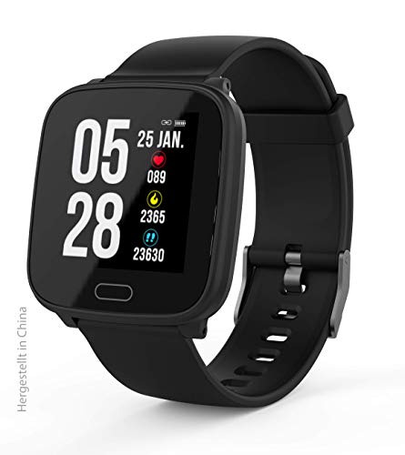 swisstone SW 610 HR schwarz - Smart-Wearable mit Bluetooth Funktion und Herzfrequenzmessung