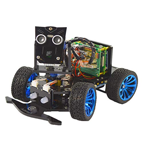Adeept Mars Rover PiCar-B Wireless Robot Car Kit for Raspberry Pi 4/3 Model B+/B/2B, Speech Recognition, OpenCV Target Tracking, Real-time Video Transmission,Raspberry Pi STEM Educational Robot
