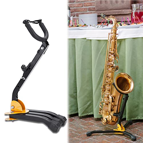Anti-Rutsch-Design Metallmaterial Altsaxophonständer Saxophonständer Einstellbar für Saxophon, für Saxphone Beginning Oboist