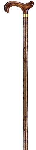 Gehstock Country Derby Hasel Farbe Braun Material Hasel Holz Länge 80cm Bis 112cm Belastbar Bis 100kg