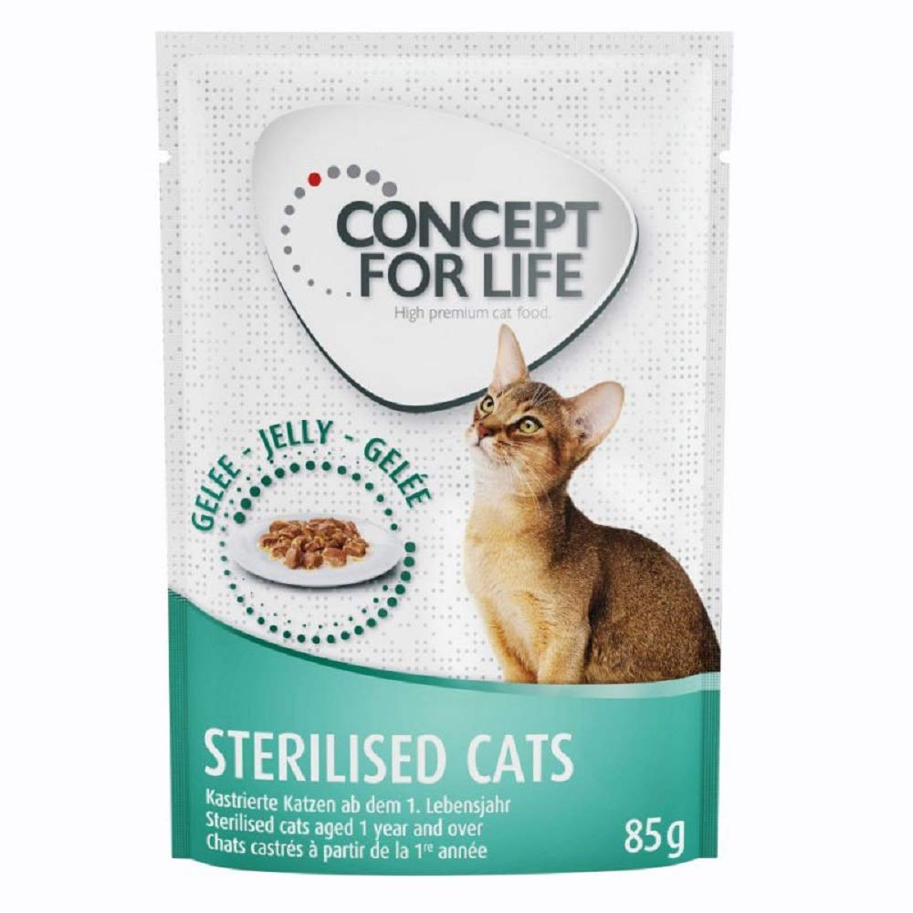 PaylesswithSS Concept for Life Saver Pack 48 x 85 g (sterilisierte Katzen – in Gelee)