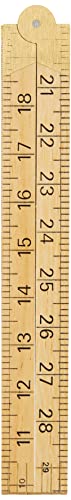 Zusammenklappbarer Zollstock aus Holz, 1000 mm, RSR073, von R.S.T.
