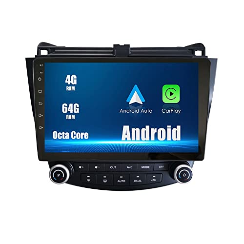 Android 10 Autoradio Autonavigation Stereo Multimedia Player GPS Radio 2.5D Touchscreen fürHonda Accord 2003-2007