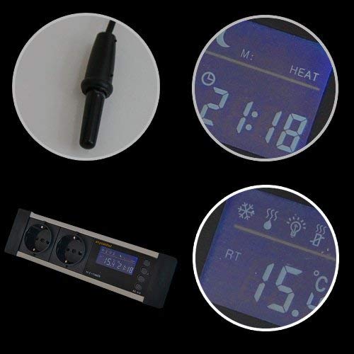 Digitaler Thermostat Thermometer Heiz- und Kühlregeleinrichtung Gewächshaus Aquarium Terrarium *EU-Stecker* TX4
