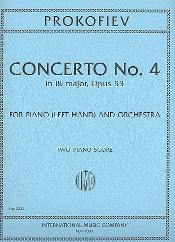 Concerto B flat major no.4 opus.53 for piano (left hand) and orchestra: