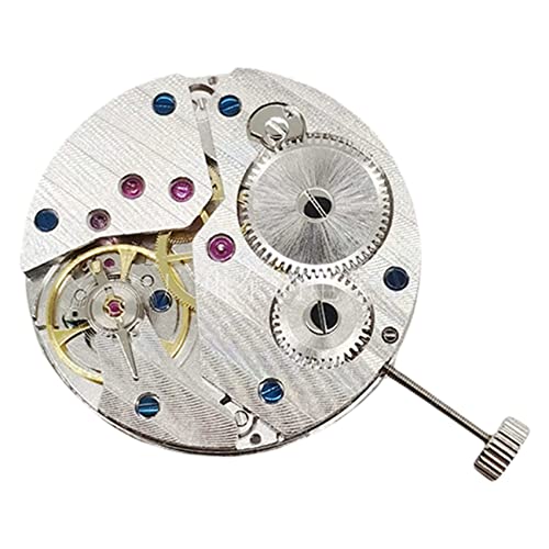 Juwaacoo Uhrwerk ST3600 17 ETA 6497 Uhrwerk, passend für Uhren, für mechanisches Uhrwerk mit manuellem Aufzug, silber
