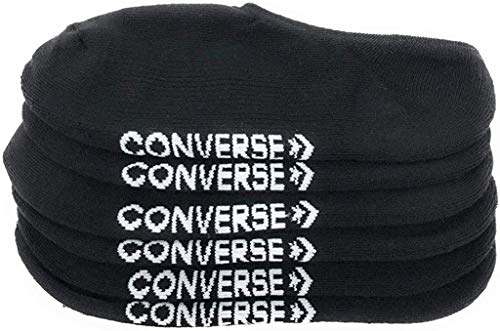 Converse Womens No Show Socks 3 Pack Half Cushion Ultra Low Made For Chucks Shoe Size 6-10