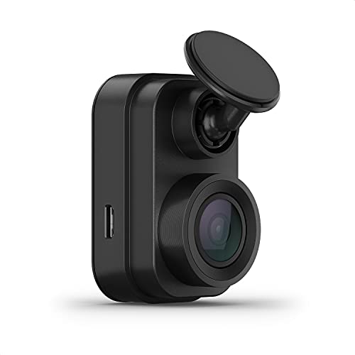 Garmin Dash Cam Mini 2 – ultrakompakte Dashcam mit automatischer Unfallerkennung, weitem 140° Bildwinkel, scharfen HD-Aufnahmen in 1080p, Sprachsteuerung und vernetzten Services (Generalüberholt)