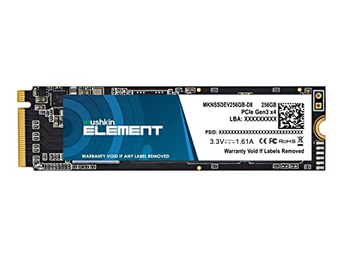 Mushkin SSD Element M.2 256GB PCIe Gen3x4 NVME (MKNSSDEV256GB-D8)