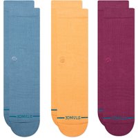Stance Icon Crew-Socken Drachen, mehrfarbig, Baumwolle, Wade, 3er-Pack, drache, L