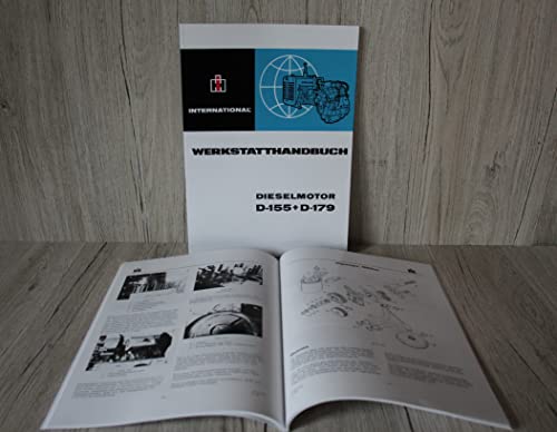 IHC Werkstatthandbuch Motor D-155 D-179