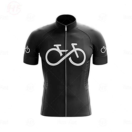 LLYY Schnelltrocknend Atmungsaktives Shirt Radhose,Fahrrad Team Sommer Kurzarm MTB Herren Radtrikot Atmungsaktive Fahrradbekleidung Sets-14_M