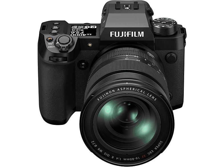 FUJIFILM X-H2 Kit Systemkamera mit Objektiv 16 - 80 mm , 7,6 cm Display Touchscreen, WLAN