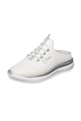 SOCCX Damen Slip On Sneaker mit Meshstruktur White 38