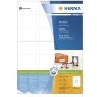 HERMA SuperPrint - Etiketten - weiß - 42,3 x 70 mm - 2100 Stck. (100 Bogen x 21) (4668)
