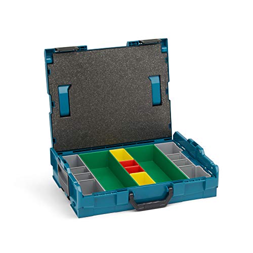 Bosch Sortimo Werkzeugkoffer-Set • L-Boxx 102 • bestückt mit Ordnungssystem Insetboxen-Set G3