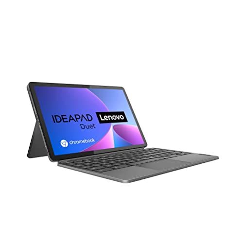 Lenovo IdeaPad Duet 3 Chromebook 27,81 cm (10,95 Zoll, 200x1200, 2K, WideView, Touch) Tablet Computer (Qualcomm Snapdragon 7c, 4GB RAM, 64GB EMMC, Wi-Fi, Integrated Qualcomm Adreno, Chrome OS) grau