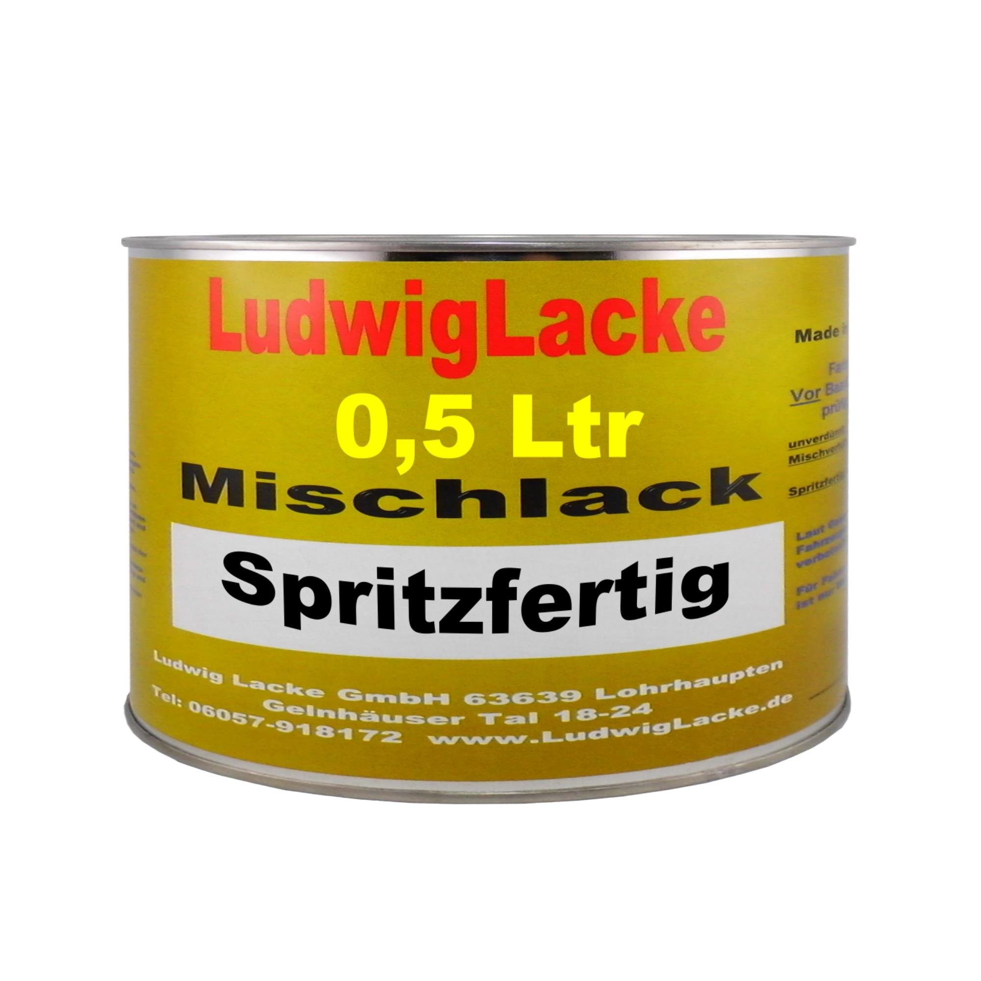 Ludwig Lacke 500ml spritzfertiger Autolack für Audi Ebonyschwarz Perleffekt LZ9W Bj.98-06