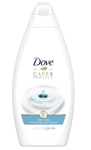 6er Pack - Dove Duschgel - Care & Protect - mit antibakteriellem Inhaltsstoff - 450ml