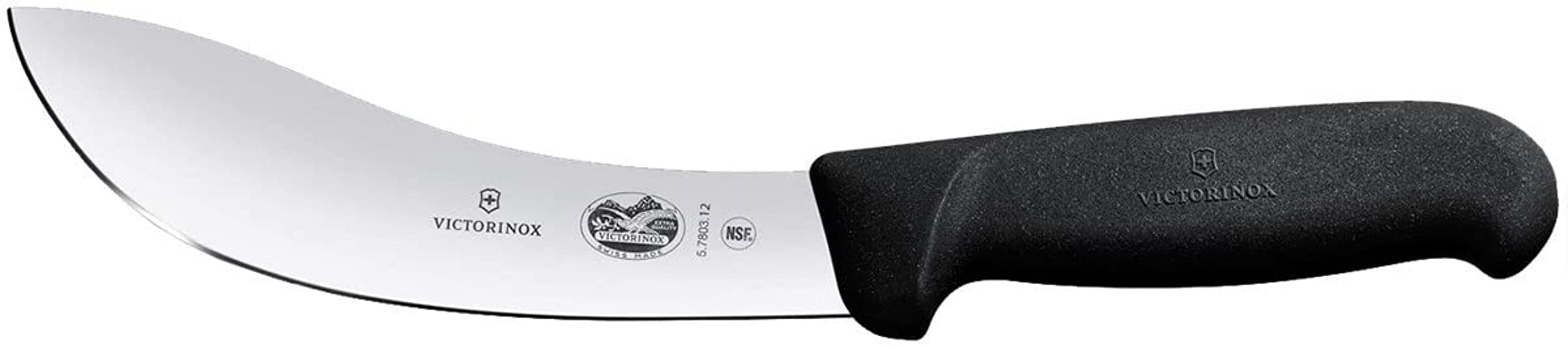 Victorinox, coltello per scuoiare Fibrox, nero, manico in nylon, 15 cm
