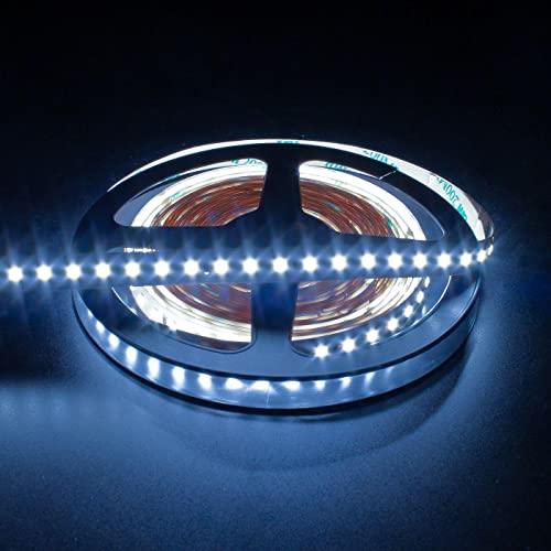 Lumonic LED Strip 5m Kalt-Weiß 6000K LED Leiste 24V IP20 600LEDs 120 LED/m SMD2835 I LED Streifen I LED Stripe 500cm, LED Band, LED Lichtband