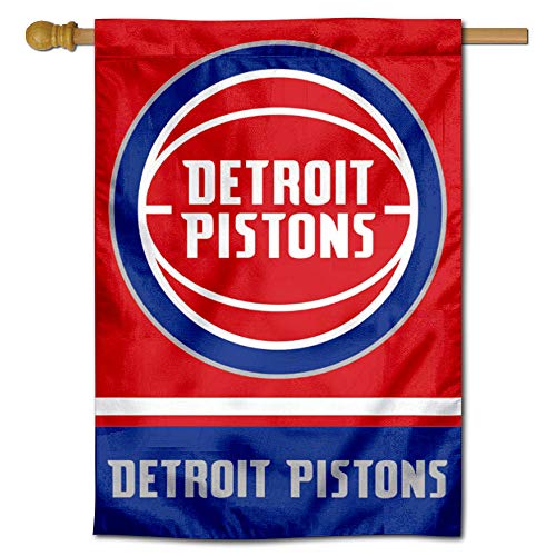 WinCraft Detroit Pistons Double Sided House Banner Flag