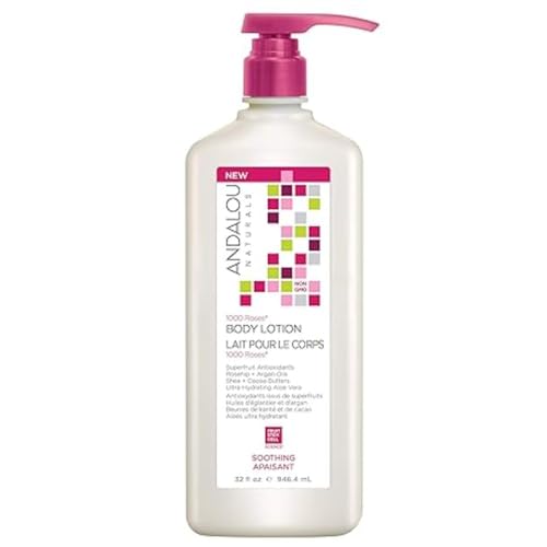 ANDALOU NATURALS 1000 Roses SOOTHING Body Lotion 946ml