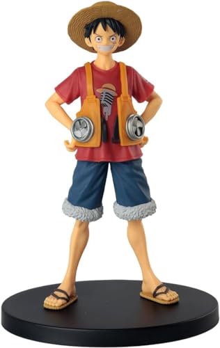 SaiFfe Figura Statuetta 18cm/7Zoll RUFY Monkey D. Ruffy aus ONE Piece The RED Movie – DXF The Grandline Men Vol.1Anime-Charakter-Modell-Statue,Spielzeug,Sammlerstücke,Dekoration,Geschenk