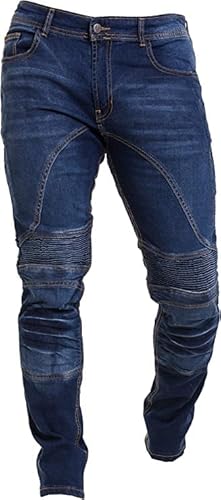 Juicy Trendz® Motorradhose Herren Motorradjeans Manner Denim Motorrad Hose Mit Protektoren