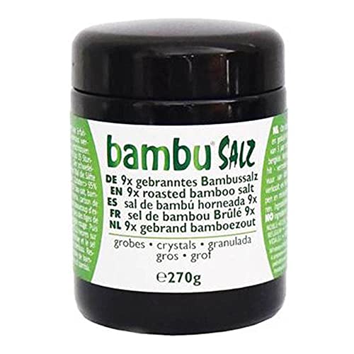 Aman Prana Bambussalz, 9x gebrannt, grob, 270g