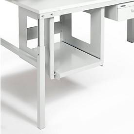 Treston PSP50 Ausziehbares Stahlbord für Drucker, 500 mm Breite x 535 mm Länge x 506 mm Höhe