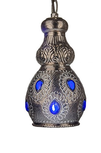 Orientalische Marokkanische Arabische Metall Deckenlampe Hängeleuchte Lampe Leuchte Aissata - 27cm
