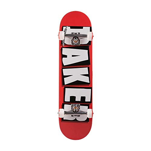 BAKER Complete Brand Logo WHT (red/White) Skateboard 7.75