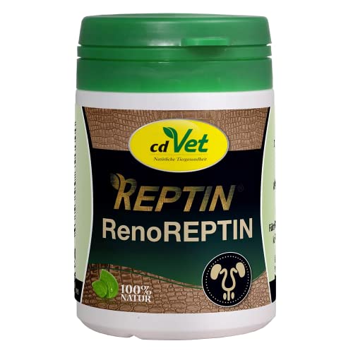 cdVet Naturprodukte RenoREPTIN 30 g - Reptilien - unterstützen die körpereigenen Abwehr- und Heilungsmechanismen - Harnwegsproblemen - Nieren- und Harnwege - natürliche Nahrungsergänzung -
