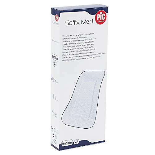 Pic Solution Soffix Med Ultra Delicate Postoperative Patch 25-Teilig, 30 cm Länge x 10 cm Weite 370 g