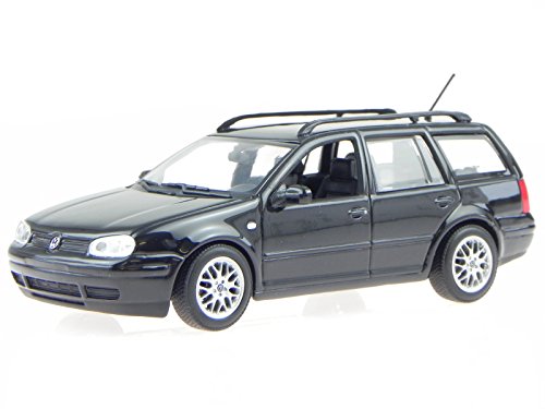 VW Golf 4 Variant schwarz Modellauto Minichamps 1:43