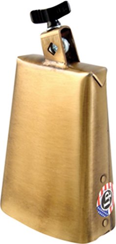 LP Latin Percussion LP322 Kuhglocke Prestige 7,25" Antique Brass Finish, messingbeschichtet, montierbar, starke Obertöne im mittleren Bereich