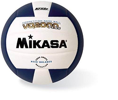 Mikasa VQ2000 Micro Cell Volleyball, Unisex, Mikasa VQ2000 Micro Cell Volleyball (Marineblau)., VQ2000-NAV, Navy, Einheitsgröße